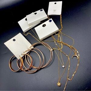 FREE PEOPLE & FOREVER 21 Earrings & Necklaces NEW Bundle